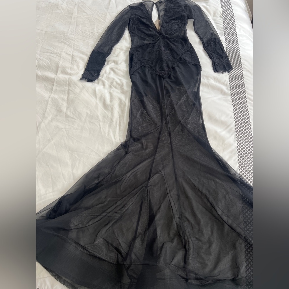 Michael Costello Martin Gown like new size small - Picture 11 of 13